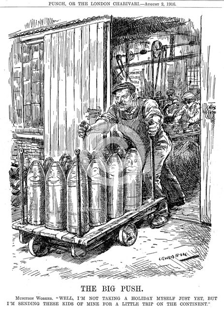 'The Big Push', 1916. Artist: Leonard Raven-Hill