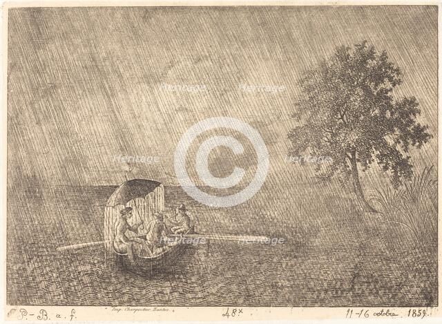 The Big Shower, 1859. Creator: Emmanuel Phélippes-Beaulieu.