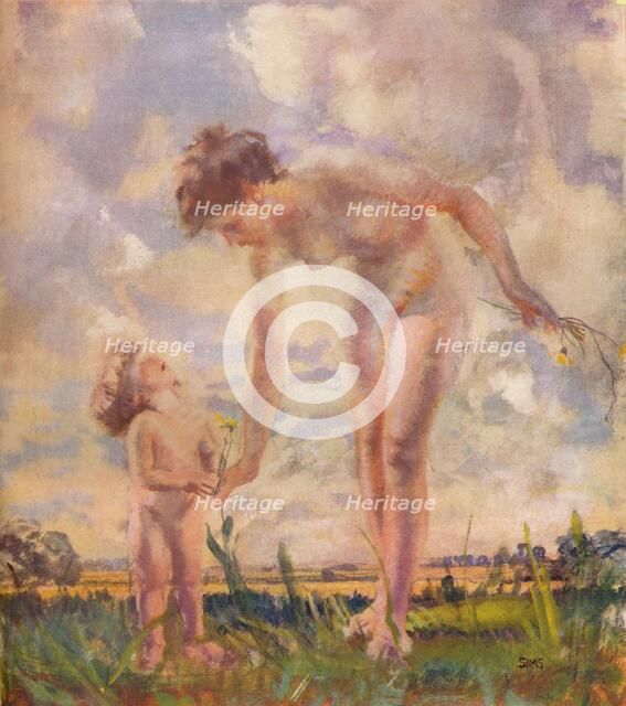 'The Big Sister', c20th century. Artist: Charles Sims.