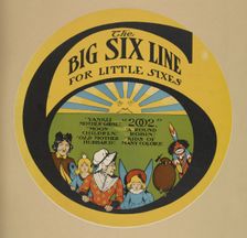 The big six line, c1895 - 1911. Creator: Unknown
