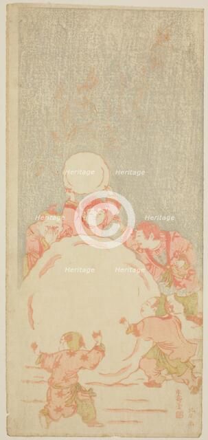 The Big Snowman, Japan, c. 1764. Creator: Kitao Shigemasa.