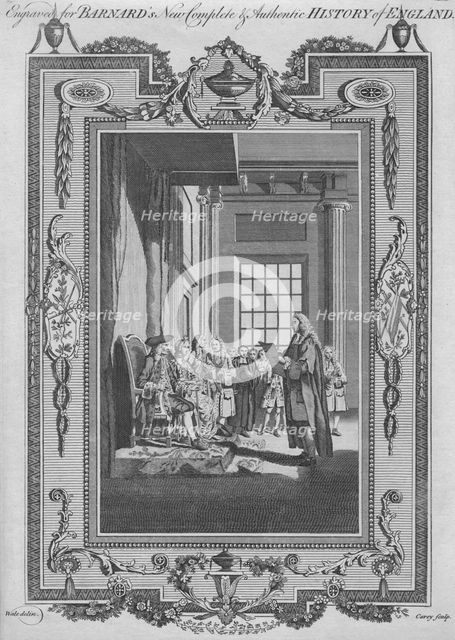 'The Bill of Rights ratified at the Revolution by King William, and Queen Mary previous to their Cor Artist: John Cary.