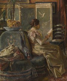 The Bill of the Dressmaker, 1901. Creator: Henri de Smeth