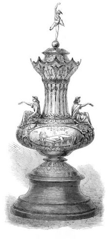 The Billiard Champion Cup, 1870. Creator: Unknown