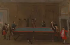 The Billiard Room, ca. 1725. Creator: Unknown
