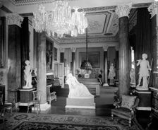 The billiard room, Osborne House, Isle of Wight, 1880s. Artist: Alfred Newton & Sons
