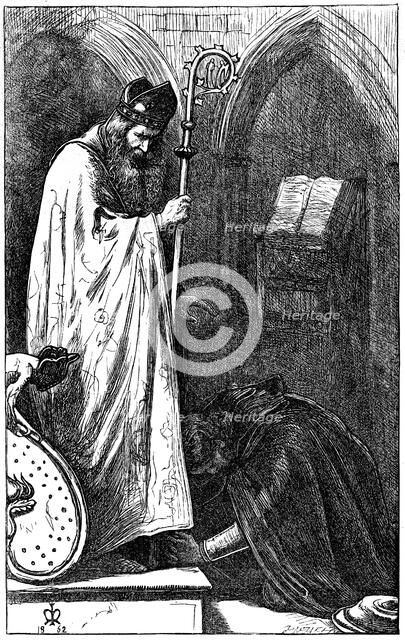 'The Bishop and the Knight', 1862.  Artist: John Everett Millais