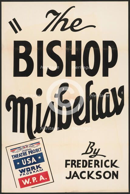 The Bishop Misbehaves, Los Angeles, 1938. Creator: Unknown.