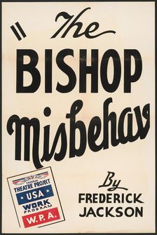 The Bishop Misbehaves, Los Angeles, 1938. Creator: Unknown