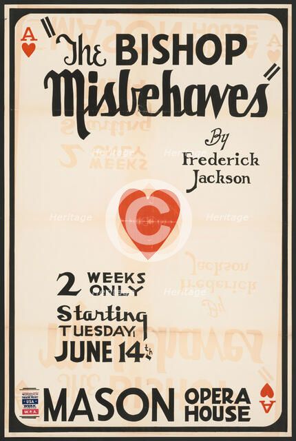 The Bishop Misbehaves, Los Angeles, 1938. Creator: Unknown.