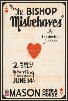 The Bishop Misbehaves, Los Angeles, 1938. Creator: Unknown