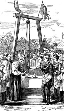 The Bishop of Chester laying the foundation-stone of St. Paul's College, Knutsford, 1873. Creator: Unknown