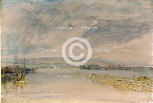 The Bishop's Palace, Biebrich, 1817.	. Creator: JMW Turner.