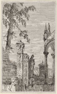 The Bishop's Tomb, c. 1735/1746. Creator: Canaletto
