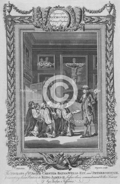 'The Bishops of Stasaph-Chester-Bath & Wells- Ely and Peterborough', c1787. Artist: Unknown.