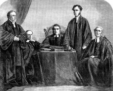 The Bishops of the Five Dioceses of the United Church of England and Ireland in Canada, 1862. Creator: Unknown