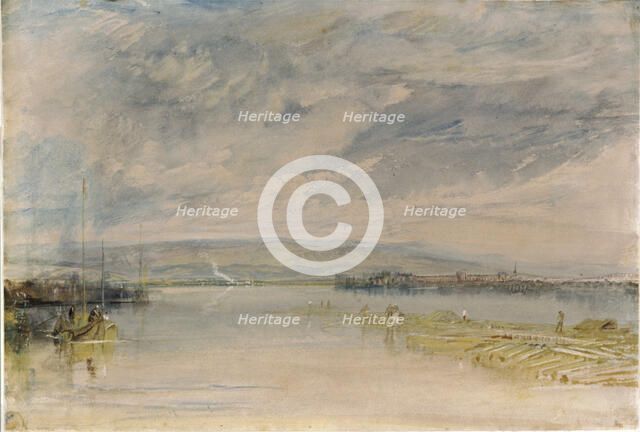 The Bishop's Palace, Biebrich, 1817.	. Creator: JMW Turner.