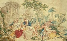 The Bird Catcher, from The Noble Pastoral, Beauvais, 1778/80. Creator: Manufacture Royale de Beauvais