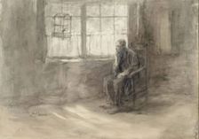 The Bird Cage, c1840-1911. Creator: Jozef Israels