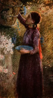 The Bird Cage c1900, (1918). Artist: Edward Stott