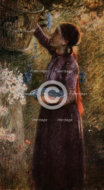 'The Bird Cage', c1900, (1918). Artist: Edward Stott.