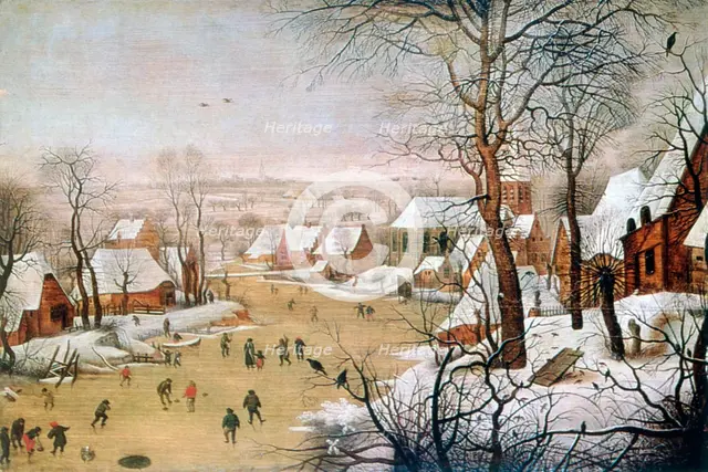 'The Bird Trap', c1584-1638. Artist: Pieter Brueghel the Younger