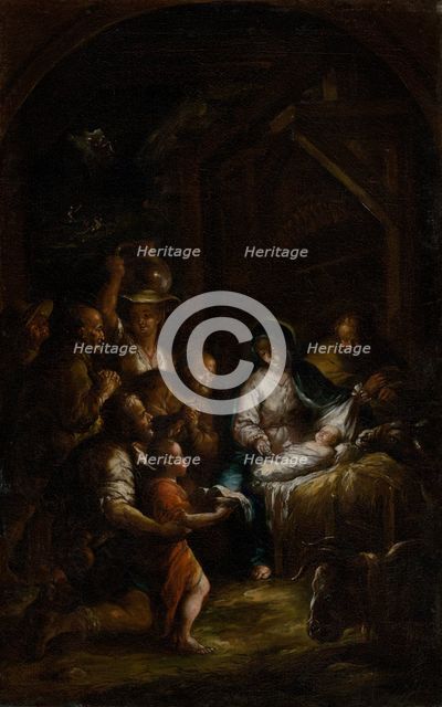 The Birth, 1760-1770. Creator: Franz Xaver Wagenschon.