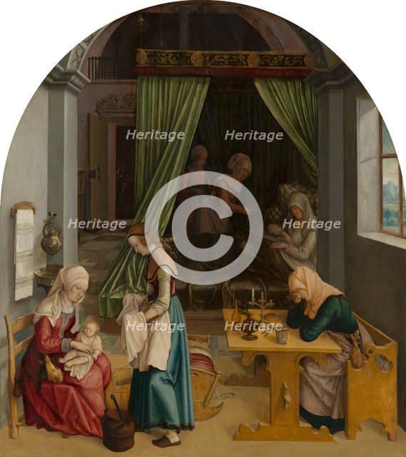 The Birth of Mary. Creator: Anon.