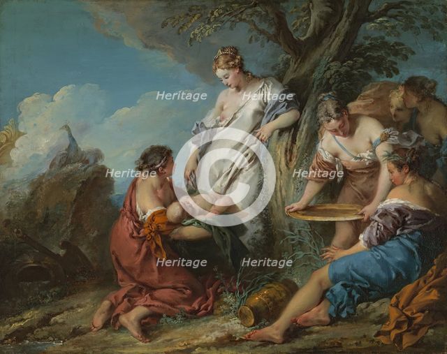 The Birth of Adonis, 1723-1725. Creator: Francois Boucher.