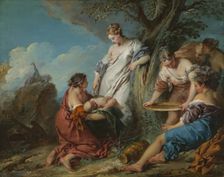 The Birth of Adonis, 1723-1725. Creator: Francois Boucher