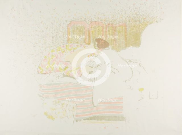 The Birth of Annette, c. 1899. Creator: Edouard Vuillard.