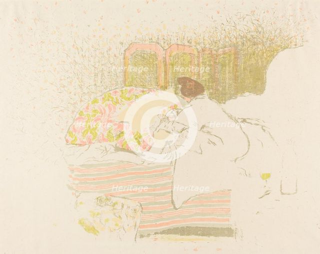 The Birth of Annette (La naissance d'Annette), 1898. Creator: Edouard Vuillard.