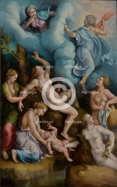 The Birth of Bacchus, about 1530s. Creator: Giulio Romano.