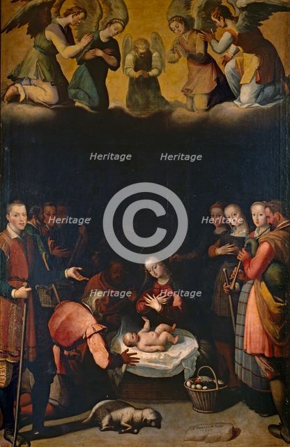 The Birth of Christ, 1603. Creator: Juan Pantoja de la Cruz.