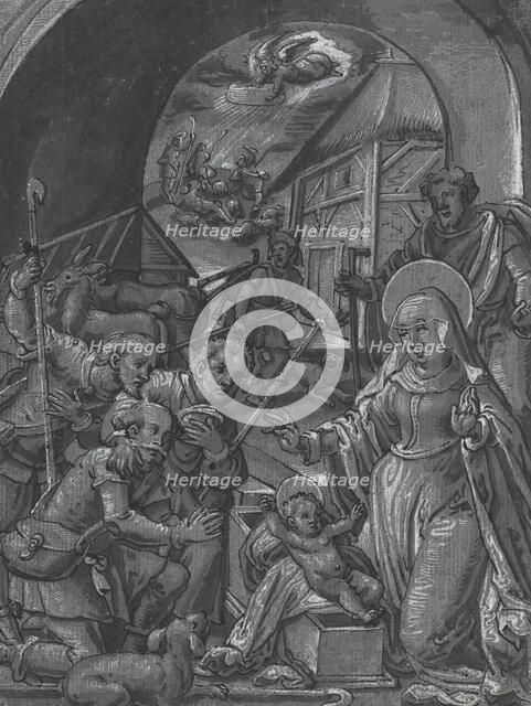 The Birth of Christ [verso], c. 1600. Creator: Unknown.