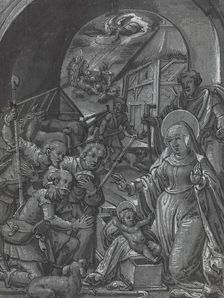 The Birth of Christ [verso], c. 1600. Creator: Unknown