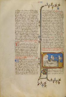 The Birth of Esau and Jacob, about 1360-1370. Creator: Master of Jean de Mandeville