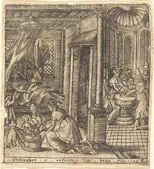 The Birth of John the Baptist, 1576. Creator: Leonard Gaultier