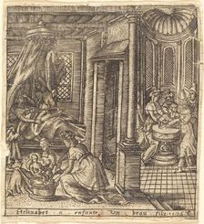 The Birth of John the Baptist, 1576. Creator: Leonard Gaultier