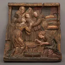 The Birth of Saint John the Baptist, About 1525. Creator: Unknown