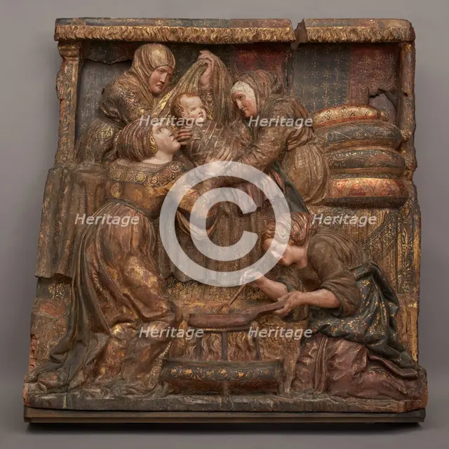 The Birth of Saint John the Baptist, About 1525. Creator: Unknown.