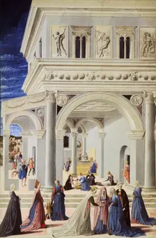 The Birth of the Virgin 1467. Artist: Fra Carnevale