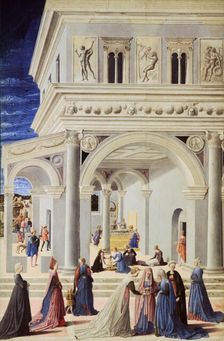 The Birth of the Virgin 1467. Artist: Fra Carnevale