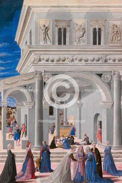 The Birth of the Virgin, 1467. Creator: Fra Carnevale.