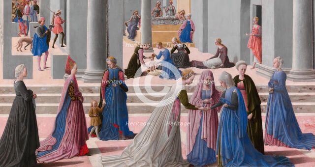 The Birth of the Virgin, 1467. Creator: Fra Carnevale.