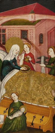 The Birth of the Virgin, 1430. Creator: Anon