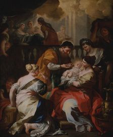 The Birth of the Virgin, ca. 1690. Creator: Francesco Solimena