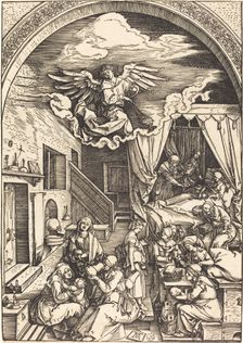 The Birth of the Virgin, c. 1503/1504. Creator: Albrecht Durer