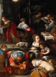 The birth of the Virgin, late 16th century