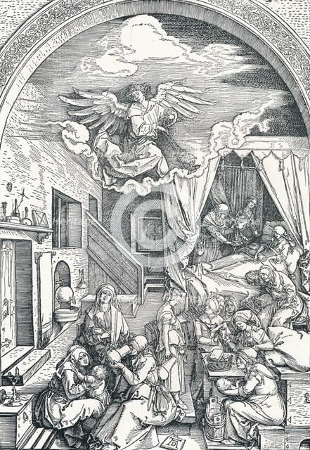 'The Birth of the Virgin Mary', c1503-1504, (1906). Artist: Albrecht Durer.